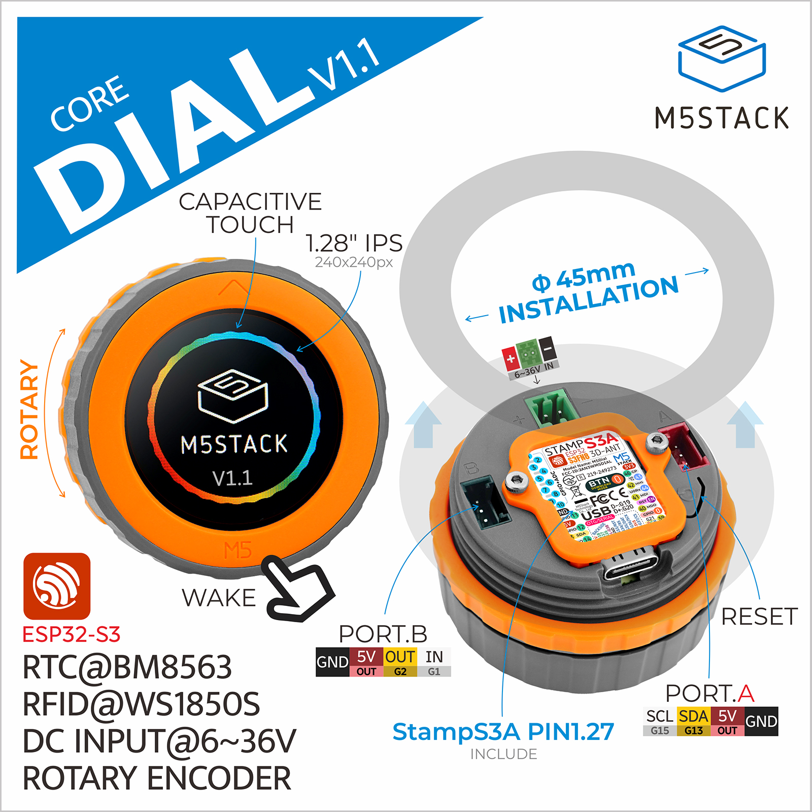 M5Dial product photo from AliExpress